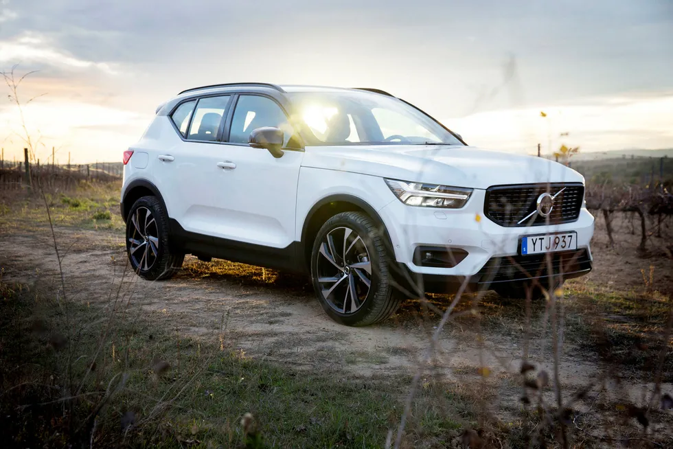 Volvo XC40 har et særegent utseende, uavhengig av sine større søsken. Foto: Embret Sæter