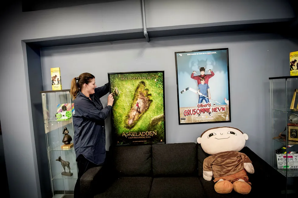 Daglig leder Synnøve Hørsdal i Maipo Film håper at «Askeladden–I Dovregubbens hall» skal komme seg inn på det kinesiske kinomarkedet, noe filmene deres om Albert Åberg aldri klarte. Foto: Gorm K. Gaare