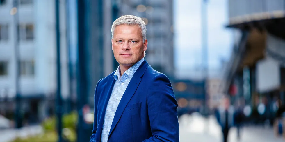 Atle Knudsen, administrerende direktør i Entelios, er godt fornøyd med at de har inngått avtale med RWE Renewables.