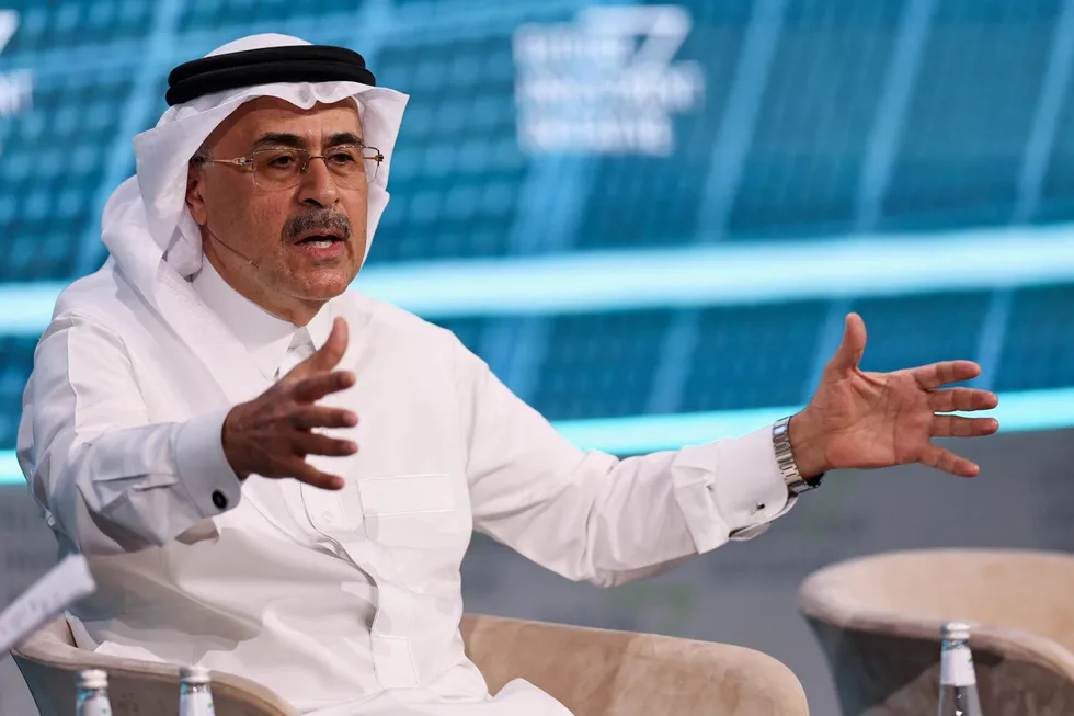 Aramco chief executive Amin Nasser.