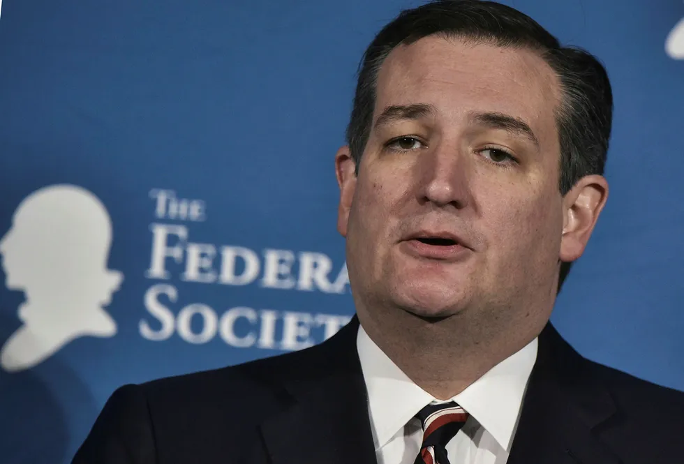 Senator Ted Cruz møtte Taiwans president Tsai Ing-wen til tross for sterke anmodninger fra Kina om å la være. Foto: Mandel Ngan/AFP photo/NTB scanpix