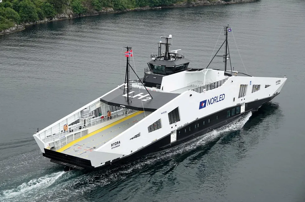 Norled sin hydrogenferge «Hydra».