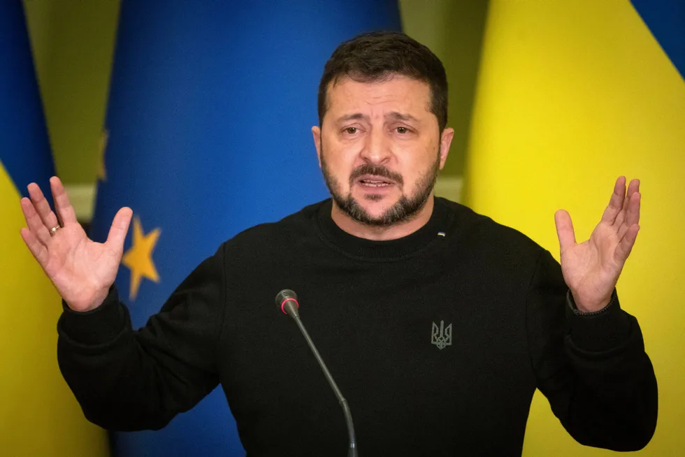 President Volodymyr Zelenskyj bruker mye energi på å samle vestlig støtte.
