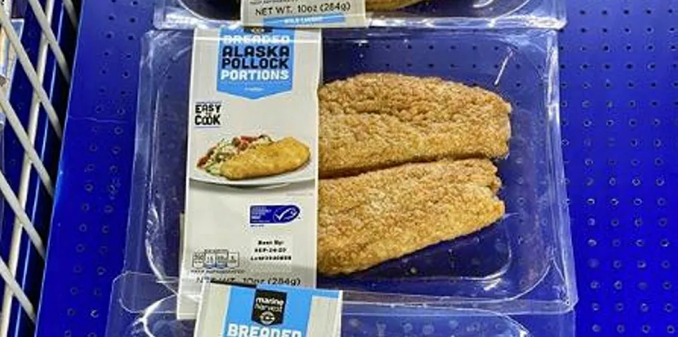 Mowi breaded Alaska pollock portions sold at Lidl in September.