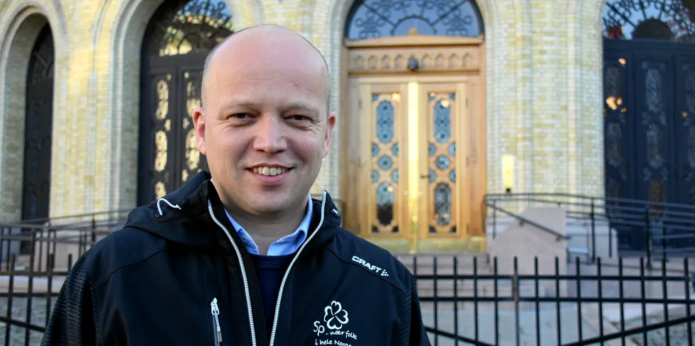 Finansminister Trygve Slagsvold Vedum.