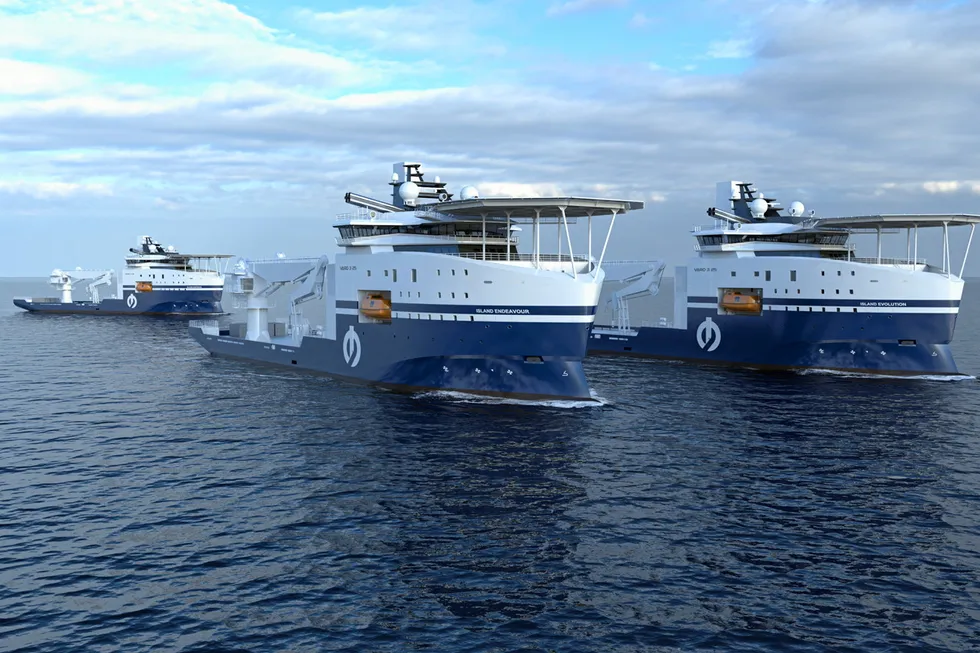 Vard har signert nok en kontrakt for design og bygging av et hybrid Ocean Energy Construction Vessel (OECV) for den norske gruppen Island Offshore.