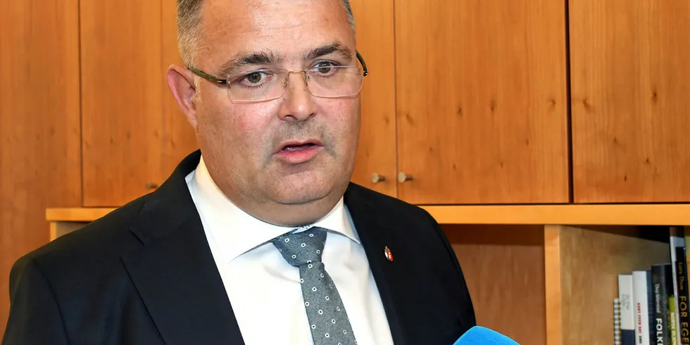 Prøvde seg: Olje- og energiminister Kjell-Børge Freiberg ignorerte Stortingets ordre om å utrede mulige modeller for utjevning av nettleien. Nå kan Stortinget ta over, og statsråden bli satt på sidelinjen.