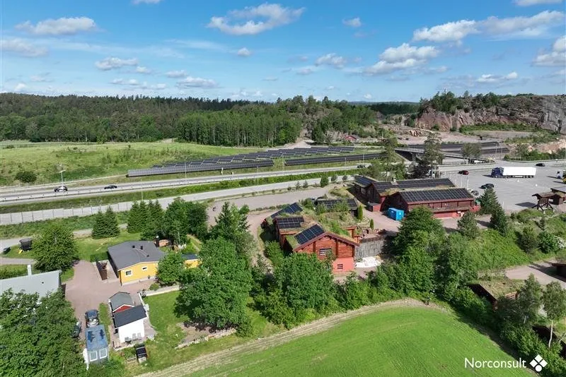 Slik kan det se ut langs E18 ved Furulund kro i Sandefjord om noen år.