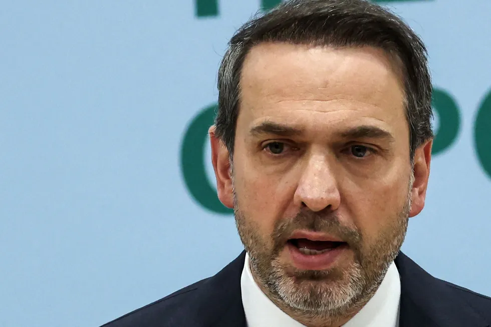 Turkey's Minister of Energy and Natural Resources Alparslan Bayraktar.