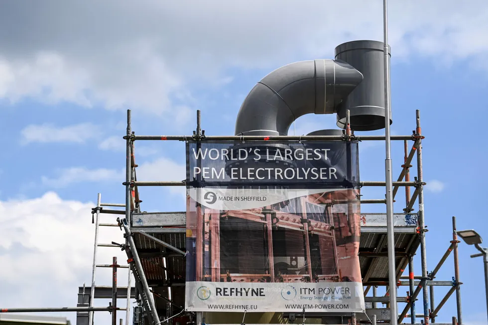 Collaboration: projects to be considered under the MoU will include Shell's Rheinland refinery where it recently started up what it claims to be the world's largest PEM electrolyser