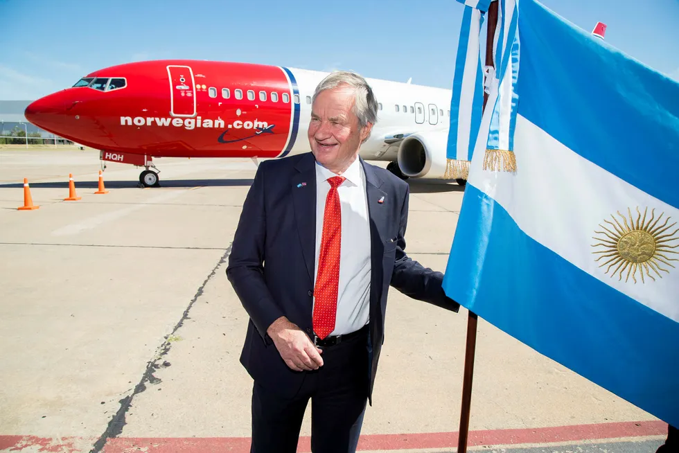 Norwegian-sjef Bjørn Kjos.