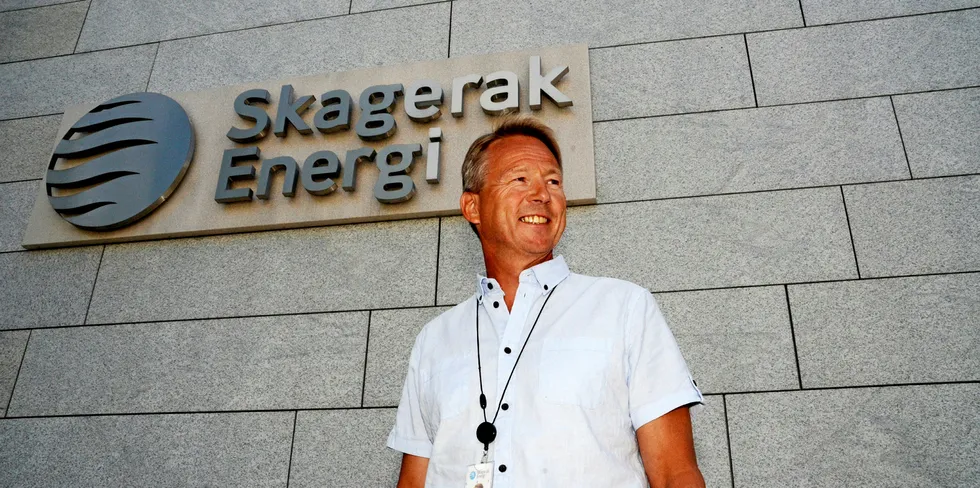 Knut Barland gikk av som konsernsjef i Skagerak Energi 1. april. – Nå skal jeg smake litt på litt rolige dager, så får jeg se hva jeg finner på etter hvert, sier 62-åringen. Bildet er tatt i 2014.