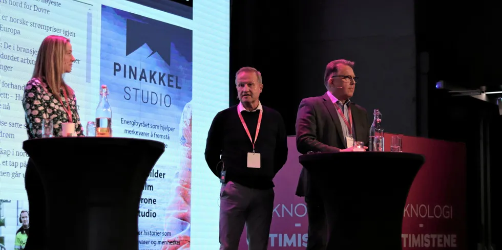 (Fra venstre) Cathrine Vånge Singstad, Esben Gudbrandsen, Brynjar Larssen-Aas.