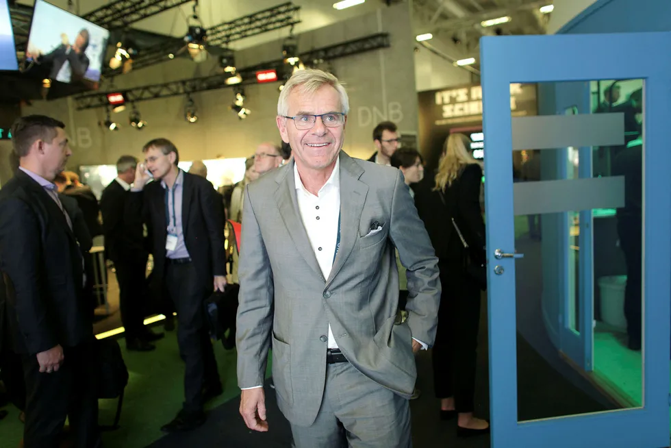 Terje Osmundsen, grunnlegger og administrerende direktør i det norske risikofondet Empower New Energy på ONS-messen i Stavanger i 2016.
