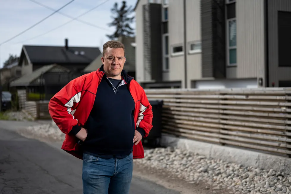 Utbygger André Falchenberg har ført en årelang kamp mot Plan- og bygningsetaten i Oslo. Her fra et prosjekt på Nordstrand.