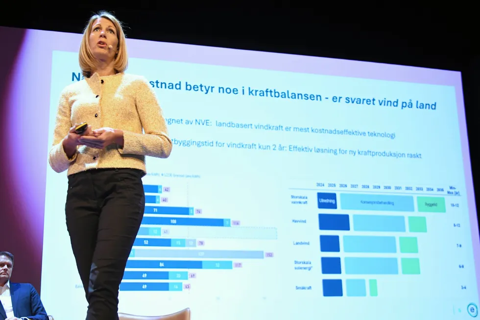 Konsernsjef Ragnhild Janbu Fresvik presenterer Evinys tredje beste resultat noensinne.