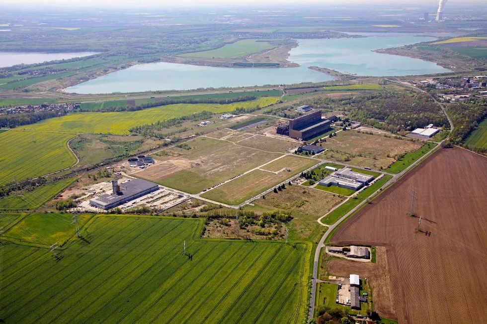 An aerial view of the Borna site earmarked for HH2E's second green hydrogen project.