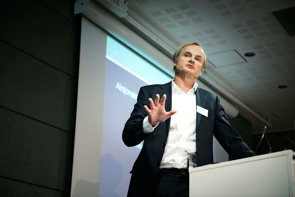 Oslo, Norge 12.10.2017 Konferanse på Næringslivets hus med investor Øystein Stray Spetalen. På årets Forum for eierstyring og selskapsledelse Foto: Hanna Kristin Hjardar Foto: Hanna Kristin Hjardar
