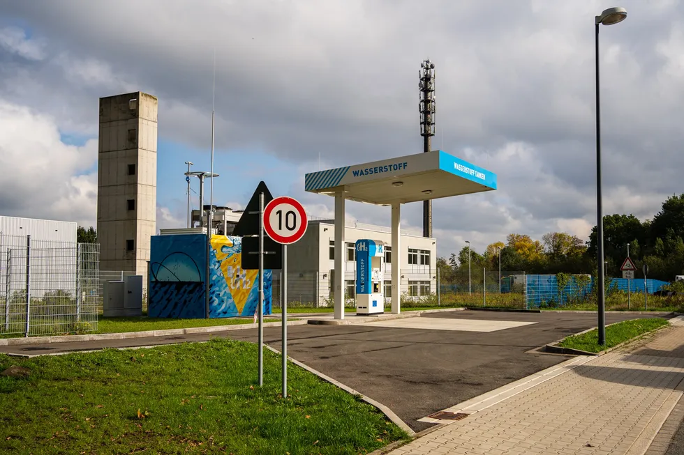 H2 Mobility's hydrogen refuelling station in Herten, North Rhine-Westphalia, which could be among the 11 to close by the end of June.