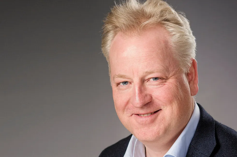 Administrerende direktør Lars Lühr Olsen ved Ulstein verft.