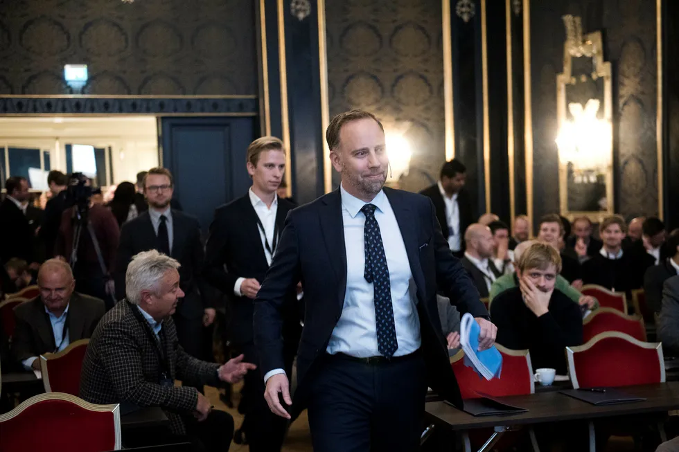 Administrerende direktør Christian Dreyer mener det kan bli aktuelt å revidere boligprisprognosene for neste år etter at det kom ny boliglånsforskrift. Foto: Per Ståle Bugjerde