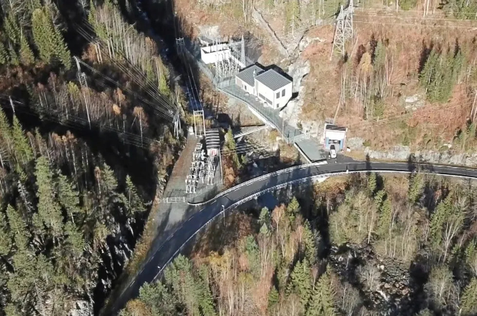 Lio kraftverk i Tokke kommune, Telemark.