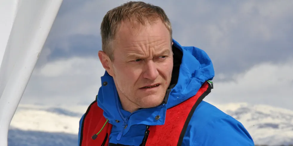 Lakseoppdretter Geir Wenberg.