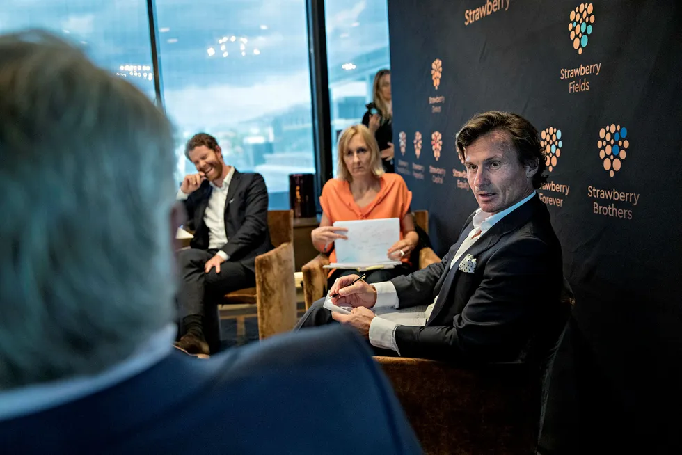 Petter Stordalen delte tidligere i år ut flere millioner kroner til norske gründere. Foto: Aleksander Nordahl