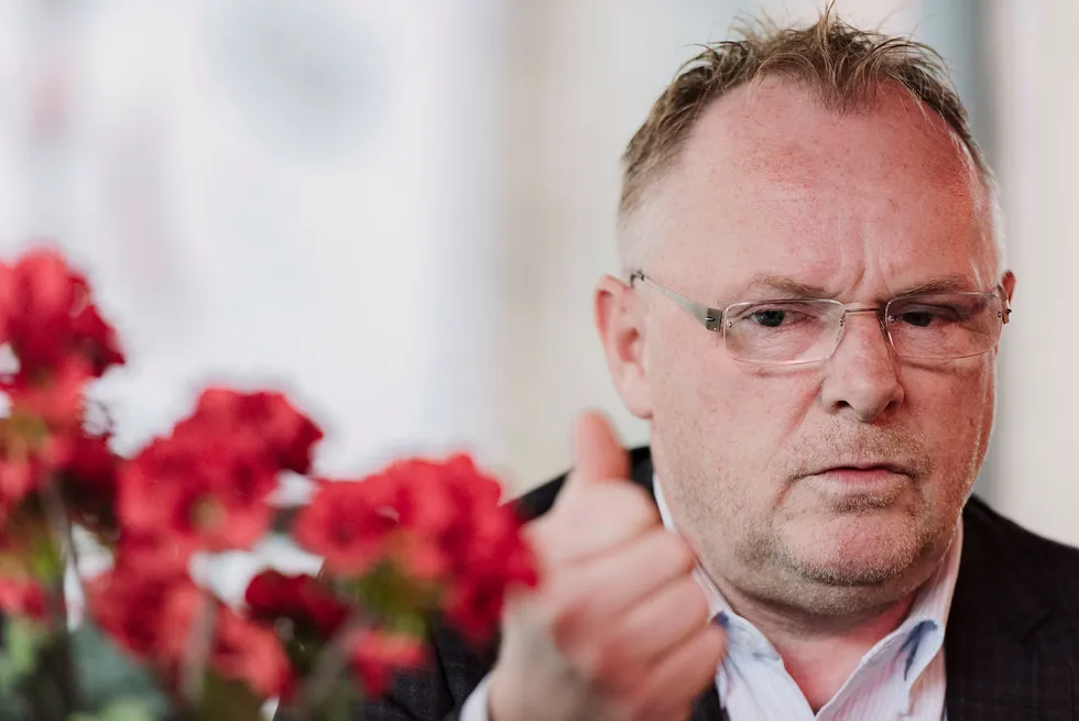 Fiskeriminister Per Sandberg (Frp). Foto: Fartein Rudjord