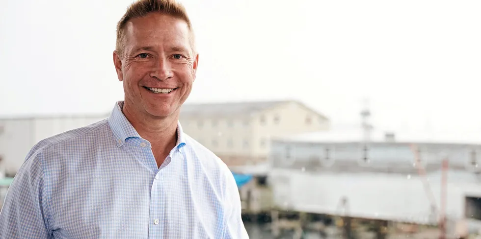 Keith Decker, CEO of American Aquafarms and investor in Blue Harvest Fisheries and West Coast Salmon.