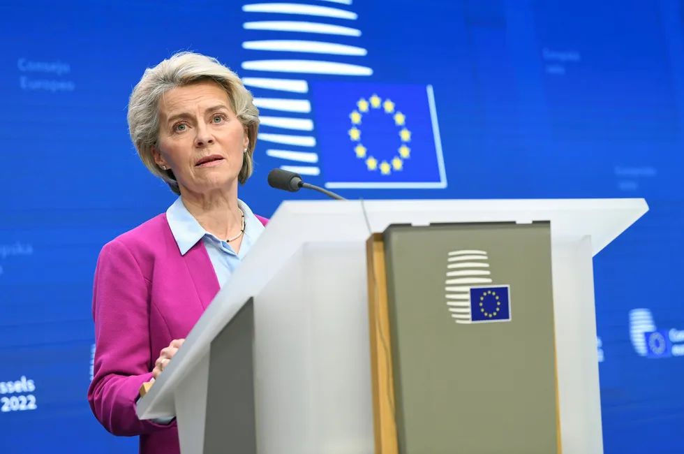 European Commission President Ursula von der Leyen.