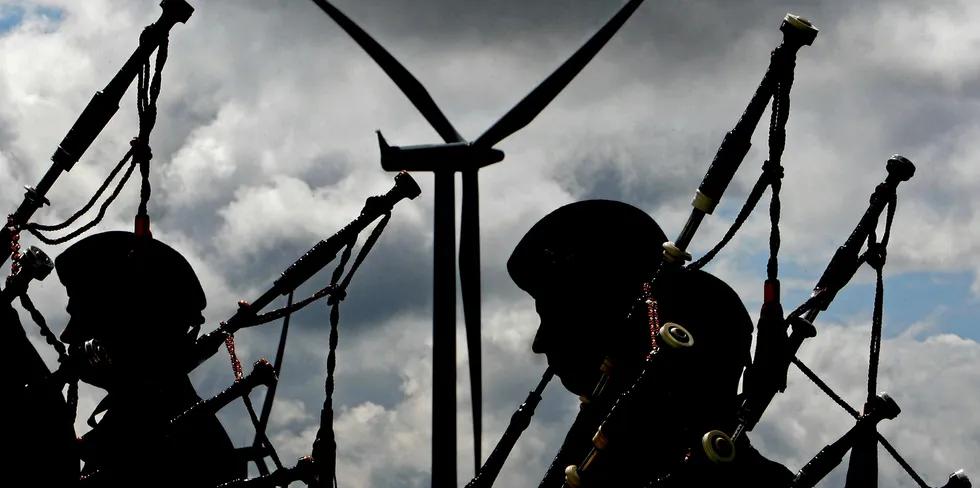 The wind farm would be on Scotland's Yell.