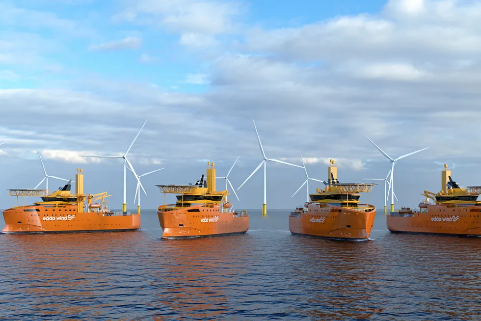 Edda Wind har flere fartøy under bygging.