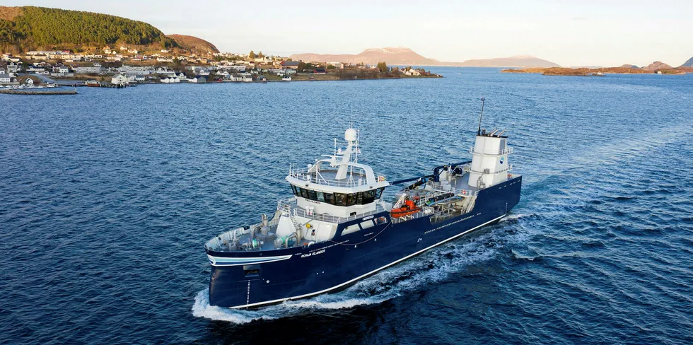 Grieg took delivery of Ronja Islander in February.