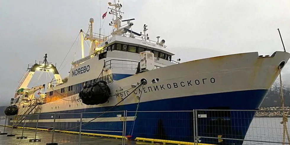 Fishing vessels such as Mys Slepikovskogo, which is owned by the Russian company Norebo, will now face substantially tighter restrictions when using Faroese ports.