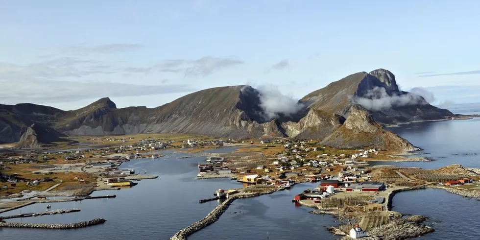 Værøy i Lofoten. Foto: Elin Høyland, DN.