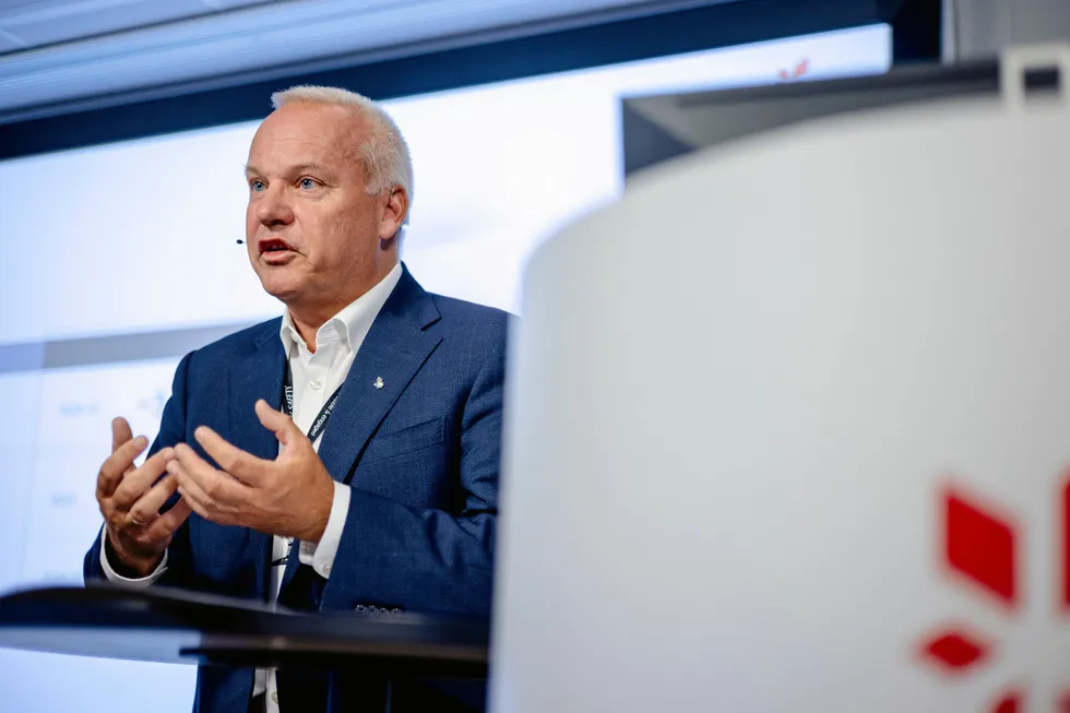 Equinor chief executive Anders Opedal.