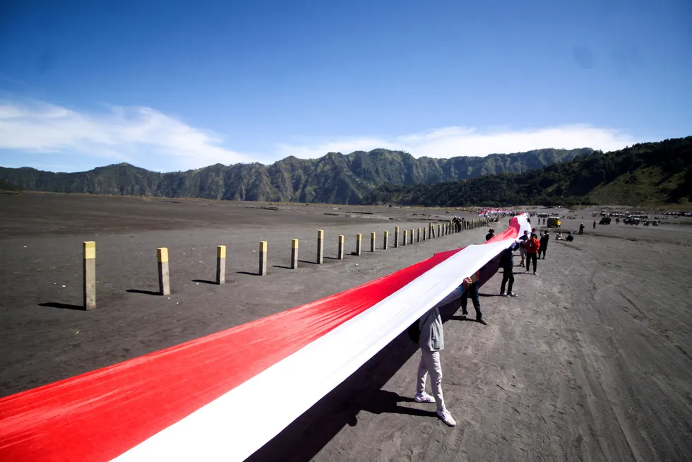 Holding the national flag: Celebrating Indonesia’s Independence Day in East Java province