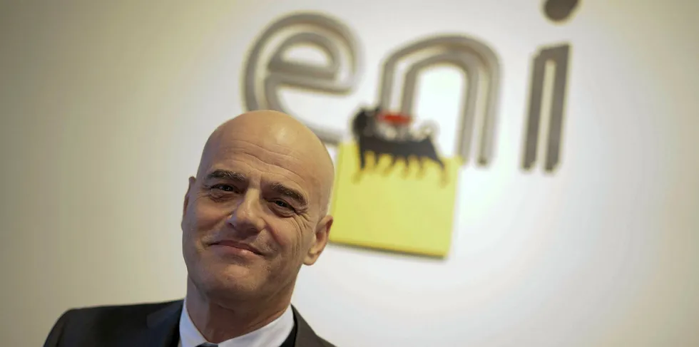 Italian energy giant Eni CEO Claudio Descalzi.