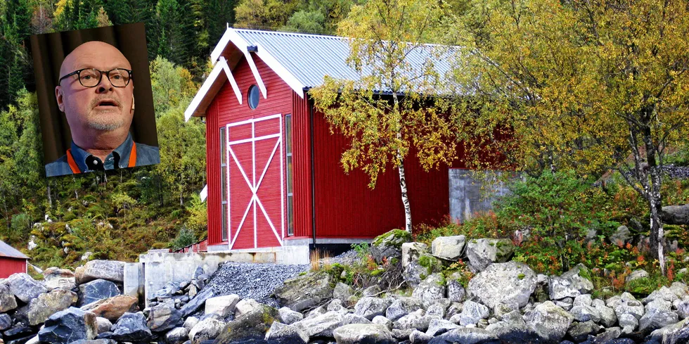 Carl-Fredrik Lehland i Cadre vil ikke si noe om hvor mye selskapet har måttet betale for sitt 13. småkraftverk.