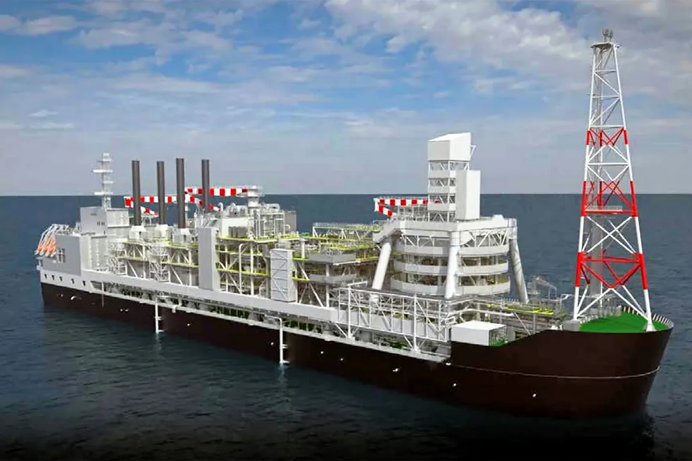 Capacity: a concept image of Rosebank FPSO