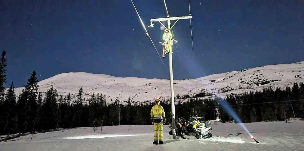 Noen nettselskaper får mindre mens andre får mer med den nye inntektsmodellen. Bildet er tatt av Linea som får redusert sin ramme med 0,4 prosent.