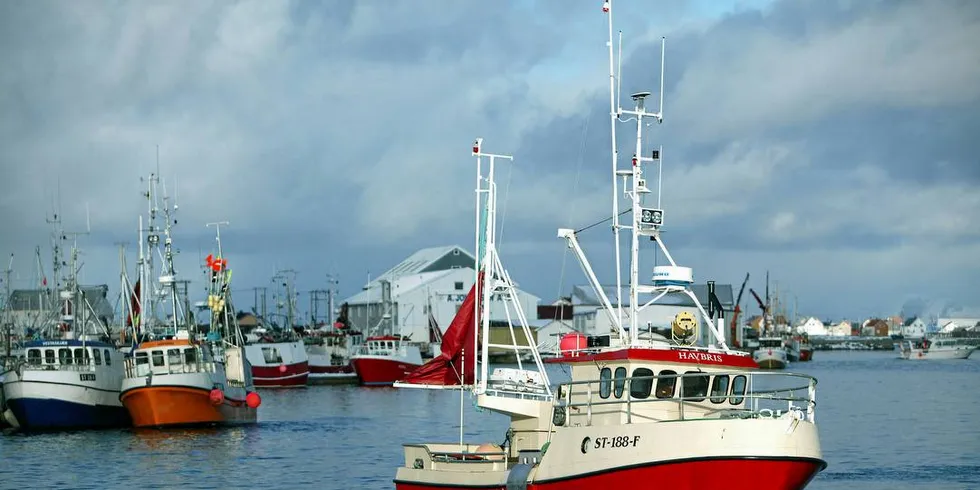 Kystfiskeflåte: Skribenten påpeker at det er paradoksalt at fiskerimyndighetene de siste 10 årene har bygget ned kystfiskeflåten - som bidrar best til fiskerilovgivningens formål om verdiskaping for sysselsetting og bosetting, mens havfiskeflåten har opprettholdt sin kapasitet og økt sine kvote andeler.Ill.foto: Rune Kr. Ellingsen