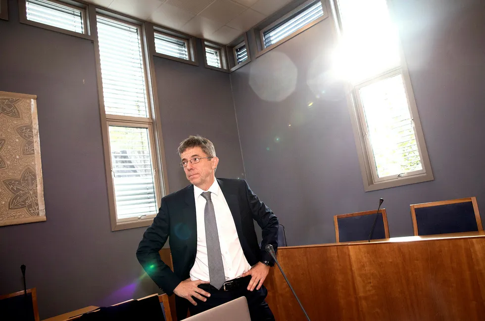 Aktor fra Økokrim, Hans Tore Høviskeland (bildet), mener det er åpenbart at Hanne Madsen og hennes byggmester bør få fengselsstraff.