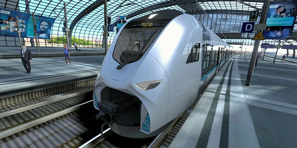 Siemens Mireo that from late 2021 on will also exist as hydrogen-powered train