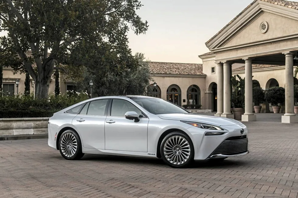 A 2023 Toyota Mirai Limited fuel-cell electric vehicle.