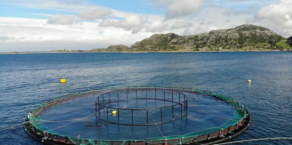 Illustrasjonsfoto fra Mowi sin lokalitet Flåtegrunnen utenfor Florø