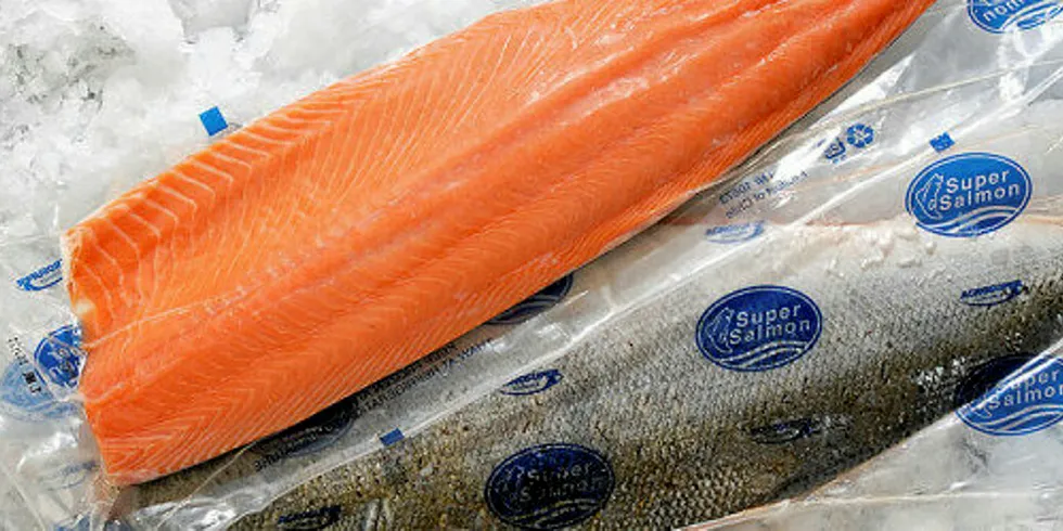 Chilean salmon fillets from Los Fiordos.