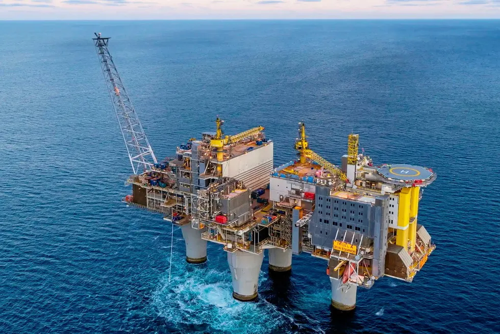 The Equinor-operated Troll field offshore Norway.