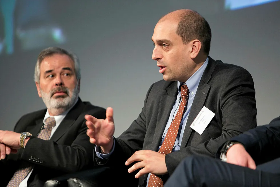 Call to improve: OGA exploration and new ventures manager Nick Richardson (right)